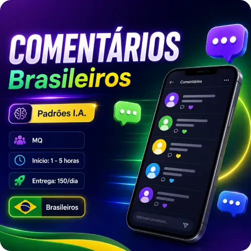 💬 Comments | MQ | 🇧🇷 Brazilians | 🤖 AI Standards | ⚡️ Start: 1-5 Hours | 📈 Delivery: 150/Day |