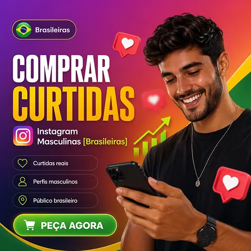 Curtidas no Instagram Masculinas [Brasileiras]