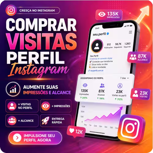 Comprar Visitas Perfil Instagram, Impressões + Alcance